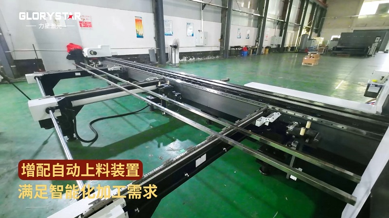 1000W-6000W雙卡盤激光切管機，高效智能管材加工